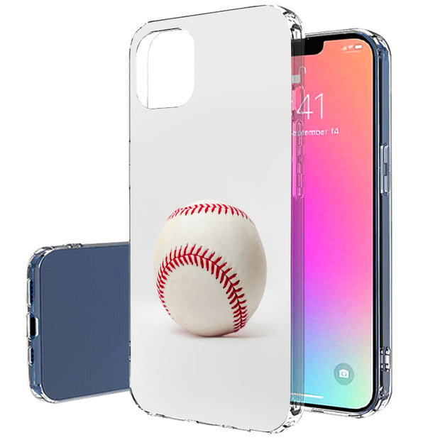 Baseball Sport Print Slim Cover For Apple iPhone  (16,15,14,13,12, SE, Pro, Max, Plus), Print in USA