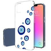 Turkish Nazar Print Slim Cover For Apple iPhone  (16,15,14,13,12, SE, Pro, Max, Plus), Print in USA