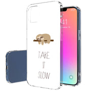 Take It Slow Print Slim Cover For Apple iPhone  (16,15,14,13,12, SE, Pro, Max, Plus), Print in USA