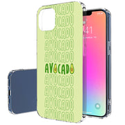 Avocado Text  Print Slim Cover For Apple iPhone  (16,15,14,13,12, SE, Pro, Max, Plus), Print in USA