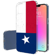 Texas Flag Print Slim Cover For Apple iPhone  (16,15,14,13,12, SE, Pro, Max, Plus), Print in USA