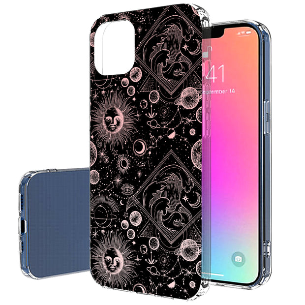 Astrology 7 Print Slim Cover For Apple iPhone  (16,15,14,13,12, SE, Pro, Max, Plus), Print in USA