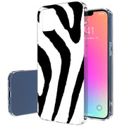 Zebra Stripe Print Slim Cover For Apple iPhone  (16,15,14,13,12, SE, Pro, Max, Plus), Print in USA