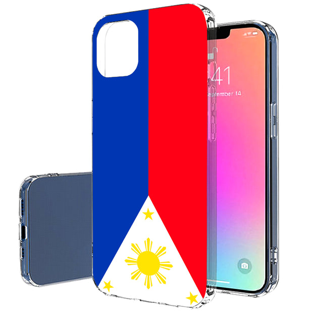 Philippines Print Slim Cover For Apple iPhone  (16,15,14,13,12, SE, Pro, Max, Plus), Print in USA