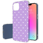 Polka Dot 5 Print Slim Cover For Apple iPhone  (16,15,14,13,12, SE, Pro, Max, Plus), Print in USA