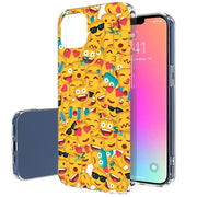 Square Emojis Print Slim Cover For Apple iPhone  (16,15,14,13,12, SE, Pro, Max, Plus), Print in USA