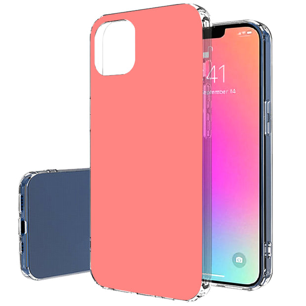 Coral Print Slim Cover For Apple iPhone  (16,15,14,13,12, SE, Pro, Max, Plus), Print in USA
