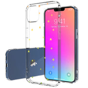 Star RainBow Print Slim Cover For Apple iPhone  (16,15,14,13,12, SE, Pro, Max, Plus), Print in USA