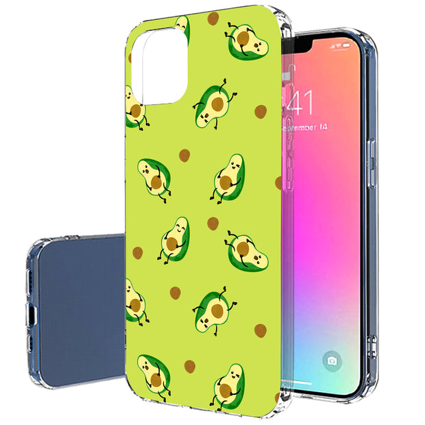 Avocado 2 Print Slim Cover For Apple iPhone  (16,15,14,13,12, SE, Pro, Max, Plus), Print in USA