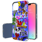 Grunge Style 1 Print Slim Cover For Apple iPhone  (16,15,14,13,12, SE, Pro, Max, Plus), Print in USA