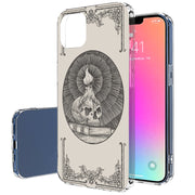 Skull Art Black Print Slim Cover For Apple iPhone  (16,15,14,13,12, SE, Pro, Max, Plus), Print in USA