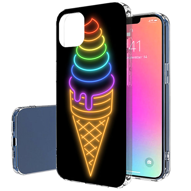 Ice Cream Sign Print Slim Cover For Apple iPhone  (16,15,14,13,12, SE, Pro, Max, Plus), Print in USA