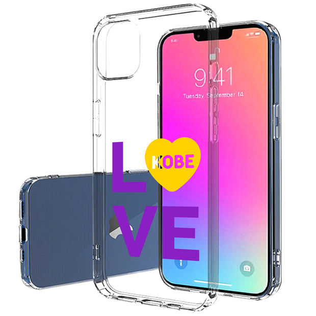 Love Kobe 3 Print Slim Cover For Apple iPhone  (16,15,14,13,12, SE, Pro, Max, Plus), Print in USA