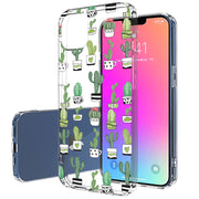 Cute Cactus  Print Slim Cover For Apple iPhone  (16,15,14,13,12, SE, Pro, Max, Plus), Print in USA