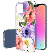 Flower 9 Print Slim Cover For Apple iPhone  (16,15,14,13,12, SE, Pro, Max, Plus), Print in USA