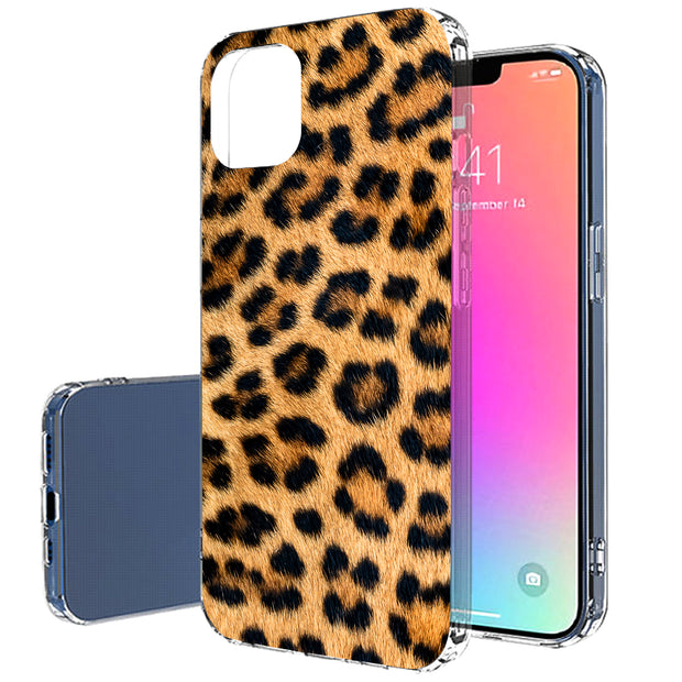 Leopard Fur 4 Print Slim Cover For Apple iPhone  (16,15,14,13,12, SE, Pro, Max, Plus), Print in USA