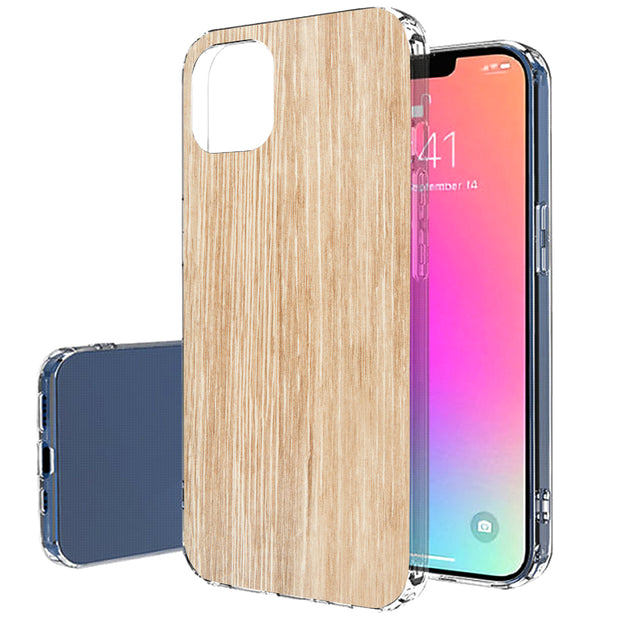 Wood 10 Print Slim Cover For Apple iPhone  (16,15,14,13,12, SE, Pro, Max, Plus), Print in USA