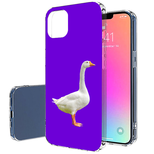 Goose Photo Print Slim Cover For Apple iPhone  (16,15,14,13,12, SE, Pro, Max, Plus), Print in USA