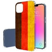 Germany Flag  Print Slim Cover For Apple iPhone  (16,15,14,13,12, SE, Pro, Max, Plus), Print in USA