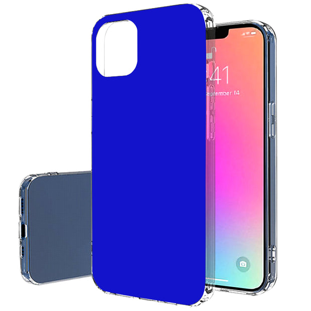 Royal Blue Print Slim Cover For Apple iPhone  (16,15,14,13,12, SE, Pro, Max, Plus), Print in USA
