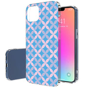 Petals Blue Print Slim Cover For Apple iPhone  (16,15,14,13,12, SE, Pro, Max, Plus), Print in USA