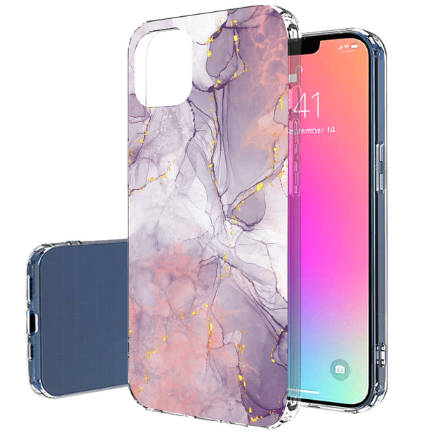 Opal Marble 17 Print Slim Cover For Apple iPhone  (16,15,14,13,12, SE, Pro, Max, Plus), Print in USA