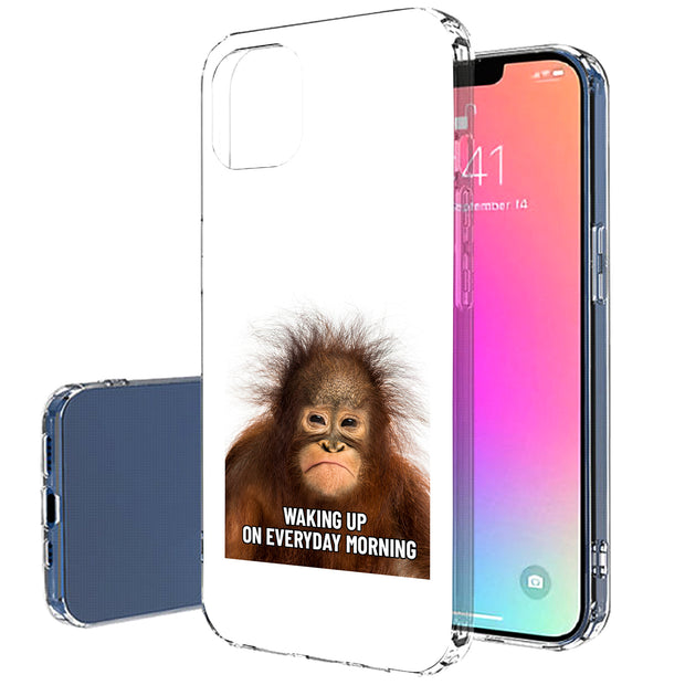 Funny Meme 2 Print Slim Cover For Apple iPhone  (16,15,14,13,12, SE, Pro, Max, Plus), Print in USA