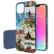 Go West Collage Print Slim Cover For Apple iPhone  (16,15,14,13,12, SE, Pro, Max, Plus), Print in USA