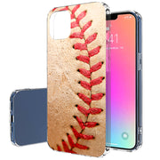 Baseball 2 Print Slim Cover For Apple iPhone  (16,15,14,13,12, SE, Pro, Max, Plus), Print in USA