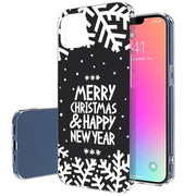 Merry Christmas Print Slim Cover For Apple iPhone  (16,15,14,13,12, SE, Pro, Max, Plus), Print in USA