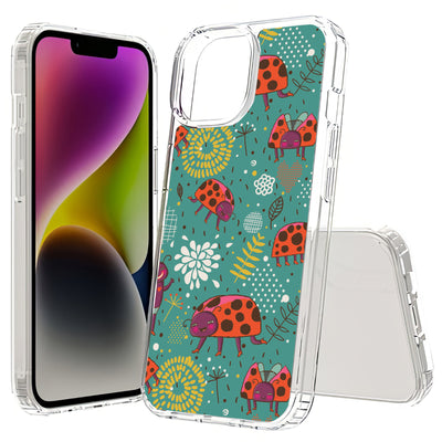 Ladybugs 1 Print Slim Cover For Apple iPhone  (16,15,14,13,12, SE, Pro, Max, Plus), Print in USA