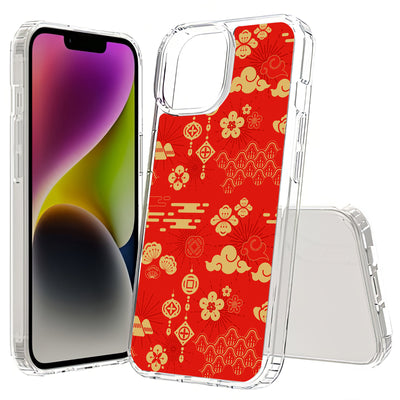 Lunar New Year Print Slim Cover For Apple iPhone  (16,15,14,13,12, SE, Pro, Max, Plus), Print in USA