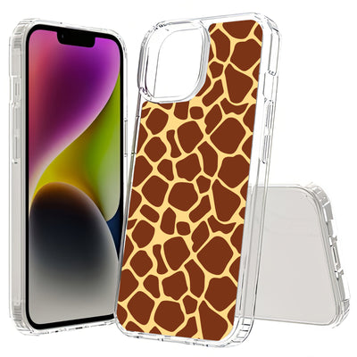 Giraffe Spot Print Slim Cover For Apple iPhone  (16,15,14,13,12, SE, Pro, Max, Plus), Print in USA