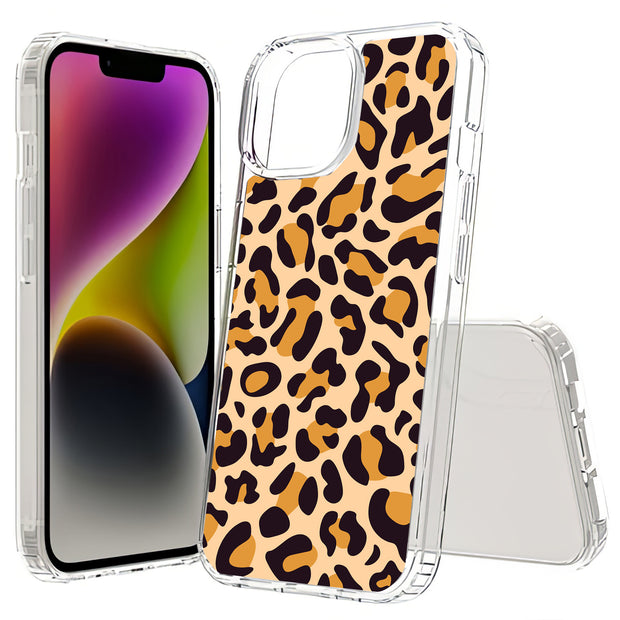 Leopard 2 Print Slim Cover For Apple iPhone  (16,15,14,13,12, SE, Pro, Max, Plus), Print in USA