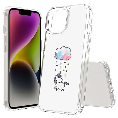 Unicorn Star Print Slim Cover For Apple iPhone  (16,15,14,13,12, SE, Pro, Max, Plus), Print in USA