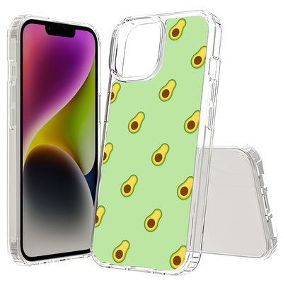 Avocado Print Slim Cover For Apple iPhone  (16,15,14,13,12, SE, Pro, Max, Plus), Print in USA