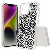 Circles Print Slim Cover For Apple iPhone  (16,15,14,13,12, SE, Pro, Max, Plus), Print in USA