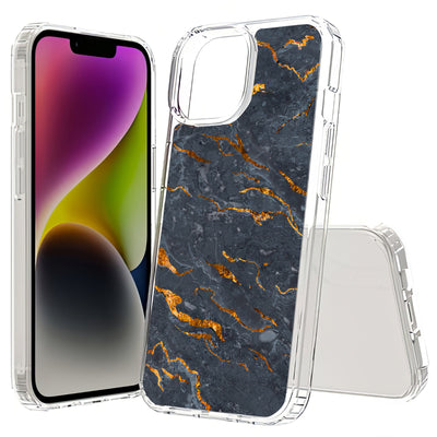 Gold Marble Print Slim Cover For Apple iPhone  (16,15,14,13,12, SE, Pro, Max, Plus), Print in USA