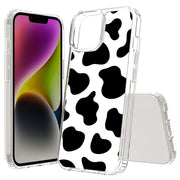 Cow Pattern Print Slim Cover For Apple iPhone  (16,15,14,13,12, SE, Pro, Max, Plus), Print in USA