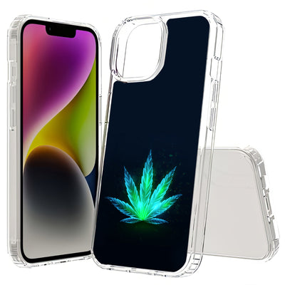 Beautiful Weed Print Slim Cover For Apple iPhone  (16,15,14,13,12, SE, Pro, Max, Plus), Print in USA