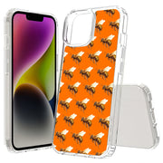 Bee Pattern Print Slim Cover For Apple iPhone  (16,15,14,13,12, SE, Pro, Max, Plus), Print in USA