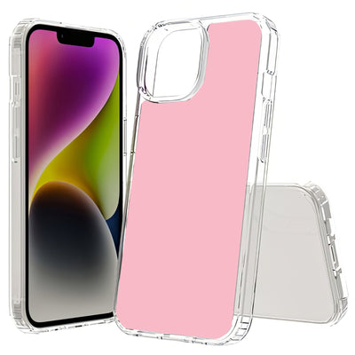 Soft Pink Print Slim Cover For Apple iPhone  (16,15,14,13,12, SE, Pro, Max, Plus), Print in USA