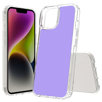 Lavender Purple Print Slim Cover For Apple iPhone  (16,15,14,13,12, SE, Pro, Max, Plus), Print in USA