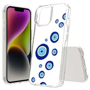 Turkish Nazar Print Slim Cover For Apple iPhone  (16,15,14,13,12, SE, Pro, Max, Plus), Print in USA