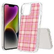 Plaid Pattern 4 Print Slim Cover For Apple iPhone  (16,15,14,13,12, SE, Pro, Max, Plus), Print in USA