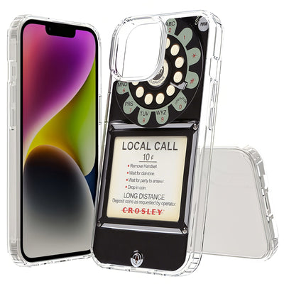 Retro Payphone Print Slim Cover For Apple iPhone  (16,15,14,13,12, SE, Pro, Max, Plus), Print in USA