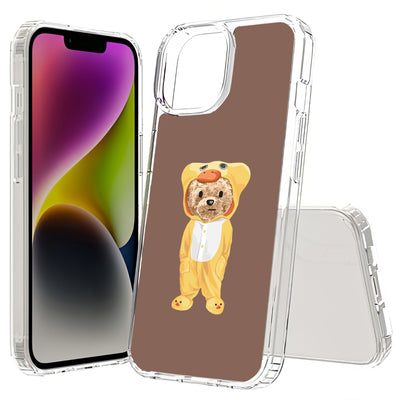 Duck Teddy Bear Print Slim Cover For Apple iPhone  (16,15,14,13,12, SE, Pro, Max, Plus), Print in USA