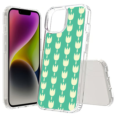 Floral 08 Print Slim Cover For Apple iPhone  (16,15,14,13,12, SE, Pro, Max, Plus), Print in USA