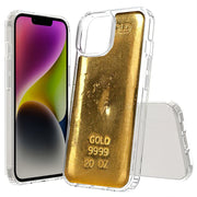 Gold Bar 3 Print Slim Cover For Apple iPhone  (16,15,14,13,12, SE, Pro, Max, Plus), Print in USA