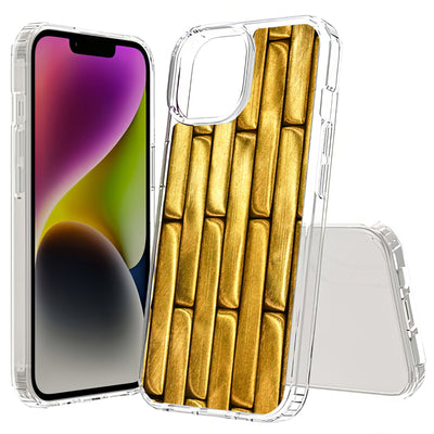 Gold Bar 5 Print Slim Cover For Apple iPhone  (16,15,14,13,12, SE, Pro, Max, Plus), Print in USA